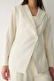 Slim Fit Linen-blend blazer - 3