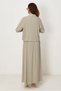 Viscose Linen Skirt Suit 46478 - 4
