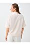 Light Pink Shirt with Collar and Three-Quarter Sleeves, Striped Shirt - 5