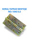 Leaf Model Hinge No:1840/3,5 Steel Door Hinge Strong and Long-Lasting - 2