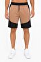 Men's Regular Fit Shorts with Elastic Waist, Drawstring Pockets, Combed Cotton Fabric