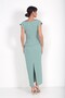 Women's Front Draped Midi Dress - 4