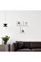 20x30cm 3 Panel But First Coffee Gallery Wrapped Canvas Wall Art | Rustic Wood Coffee Pot Wall Decor | Kitchen Cafe Decoration | Ready to Hang - 2