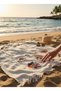 Large Size Muslin Beach Towel - 100% Cotton Quick-Drying Soft Textured XL Towel Peshtemal - 5
