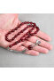 Squeeze Amber Beads Cut Alpaca Tassel 7X11Mm Prayer Beads Red - 3
