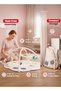 Nurture Baby Play Gym Mat with 7 Detachable Toys | Tummy Time Activity Mat for Newborn, Infant & Toddler | Foldable Sensory Learning Play Mat, Ball Pit, Machine Washable, Anti-Slip 0–12 Months - 8