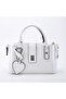 Women's Handbag with Lock Detail, Shoulder Strap, Daily Bag with Heart Charm