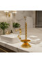 Maximan Golden Metal Paper Towel Holder | Twisted Crystal Top | 35×12 cm - 3