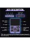 AASHZ Retro Handheld Game Console with 64GB Memory Card, 3.5-inch Screen, Transparent Purple - 3