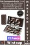 # Manicure Set Stainless Steel with Leather Case Personal Hand Foot Care Hygienic Stylish Manicure Set 12 Pieces