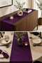 30X145 Purple Satin Powder Pink Runner Dowry Box American Service - 2
