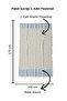 2-Layered Striped Tasseled Multi-Purpose Muslin Peshtemal Beach and Bath Peshtemal 100 X 170 cm - 2