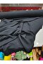 Fabric Modal Black Jacquard Straight Line Pattern Dress Tunic Shirt