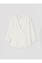 Trendlucky Double-Breasted Collar Women's Kimono with a Difference - 5