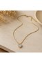 Lunessa Glittering Heart Women's Necklace 316L Stainless Steel Gold Exquisite Gift Necklace - 2