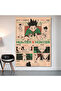 Hunter × Hunter Manga Wall Covering Wall Tapestry First Quality Satin Fabric Poster