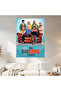 The Big Bang Theory Wall Cloth Wall Tapestry First Quality Satin Fabric Poster - 2