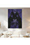 Jujutsu Kaisen – Satoru Gojo Purple Wall Cloth Wall Tapestry First Quality Satin Fabric Poster - 2