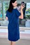 Zippered Washable Cotton Fabric Dress 6Y343 - 2