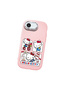 iPhone 17E Compatible Case Camera Protector Pink Silicone Couple Phone Case with Kitty Pattern - 3