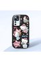Mi 12t Compatible Case Camera Protector Black Silicone Couple Phone Case Kitty Pattern