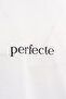 Men's Perfecte Printed Crop Oversize T-Shirt Ecru - 3