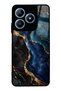 Realme C63 Midnight Sapphire Marble Design Glossy Phone Case