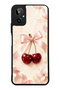 Gm 23 Se Glossy Phone Case with Cherry Pearl Ribbon Design