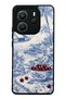 Xiaomi Redmi Note 14 4g Blue Porcelain Cherry Coast Design Glossy Phone Case
