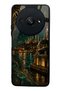 حافظة هاتف Xiaomi Redmi A3 بتصميم ملكي لامع من سلسلة Emerald Bosphorus Palace