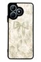 Realme Note 50 Ivory Pearl Bow Design Glossy Phone Case