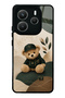 Xiaomi Redmi Note 14 5g Forest Teddy Design Glossy Phone Case