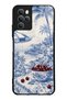 Omix X700 Blue Porcelain Cherry Coast Design Glossy Phone Case