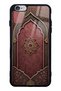 iPhone 6 Plus Burgundy Glossy Phone Case with Ottoman Emblem Design