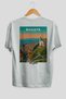 Bogota Colombia White Oversize Country City Back Printed Unisex T-Shirt 100% Cotton Premium