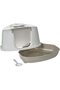 Flip Corner -Litter Box 56.3 X 44.4 X 36.4 Cm-Grey - 3