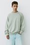Yıkama efektli reglan sweatshirt - 2