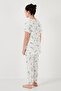 100% Cotton Crew Neck Short Sleeve Pajamas Set Girl's Set6651002 - 7