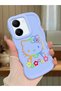 Vivo Y27S Compatible Case Camera Protector Blue Silicone Couple Phone Case Kitty Pattern
