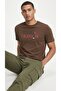 Men's T-Shirt Short Sleeve Crew Neck Logo Printed Letter Detail Basic Plain Daily Sport Comfortable Stylish Mw0Mw42369 - 2