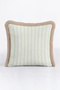 Striped Elegant Pastel Fringed Pillowcase - Mint Bohemian Nordic Mink Tassel Throw Pillow Cover - 5