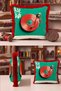 Retro Record Player Nostalgic Fringed Pillowcase-Vintage Music Red Burgundy Tassel Throw Pillow Cover - 3