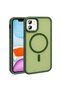 iPhone 12 Case Magsafe Supported Camera Raised Silicone Matte Anti-Fingerprint Brsa - 5