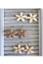 Wicker Flower Earrings Women's Steel Earrings Gold Detailed Bohemian Summer Earrings Cream Beige Brown - 5