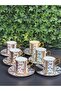 Porcelain Wilmot Luxury Series Coffee Cup Set for 6 People - 4