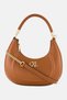 Women Brand Logo Shoulder Bag 15 H x 25 L x 6 W Cm, Brown