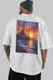 Casablanca Morocco White Oversize Country City Back Printed Unisex T-Shirt 100% Cotton Premium - 5