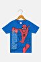 Kids Boy Spidey Short Sleeve T-Shirt, Blue - 2