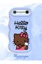 Tecno Pova Slim Compatible Case Camera Protector Blue Silicone Couple Phone Case Kitty Pattern - 2