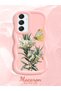 Samsung Galaxy A16 Compatible Case Camera Protector Pink Silicone Couple Phone Case Butterfly Pattern - 2